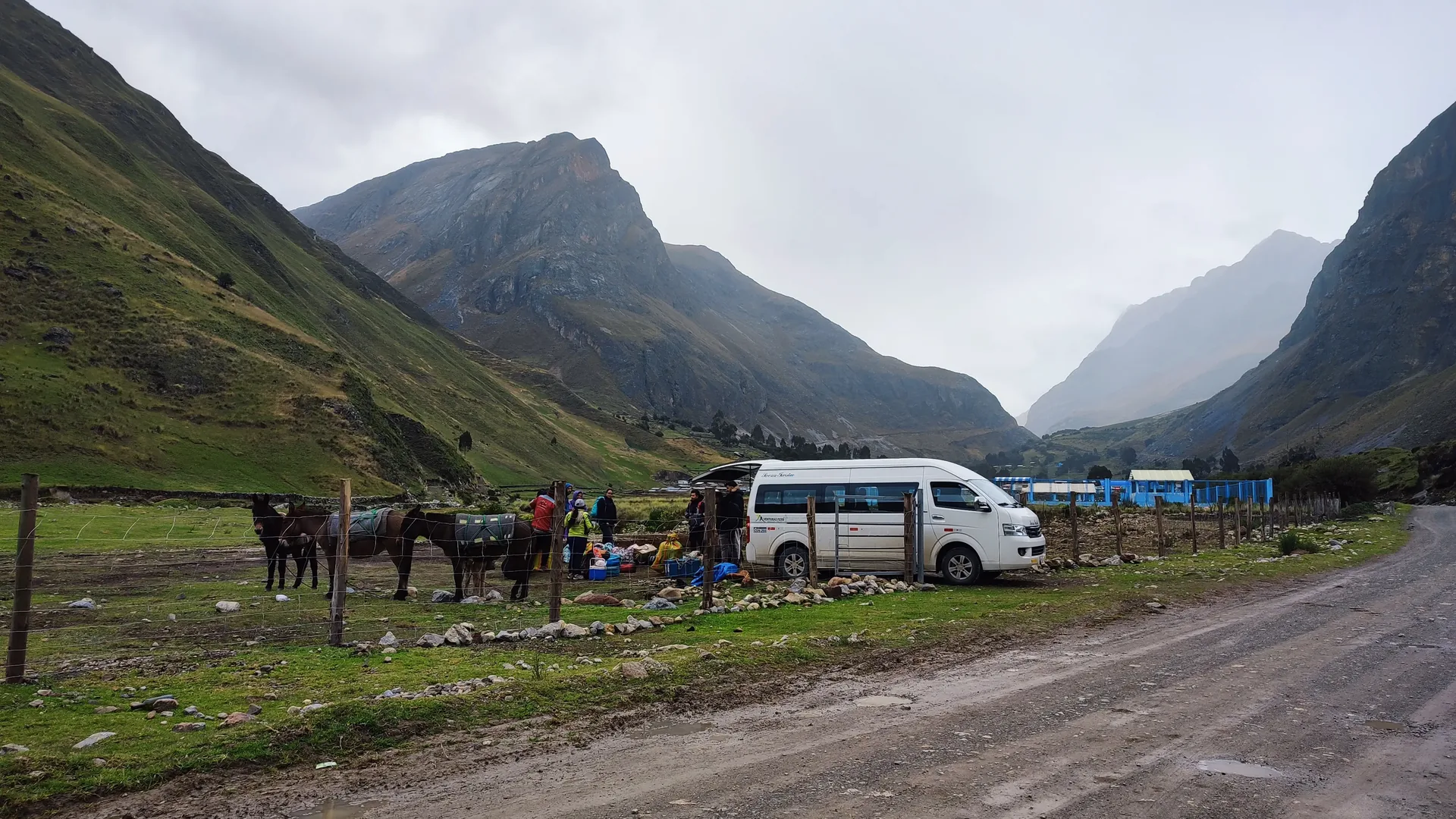 Operación de trekking en los Andes